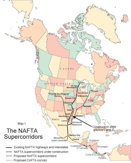 The NAFTA Supercorridors