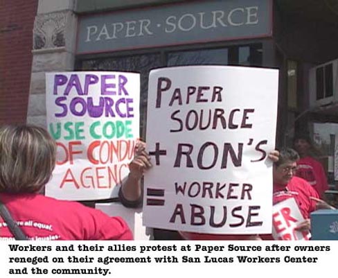 Paper Source + Ron's = Worker Abuse