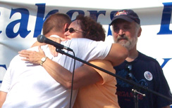Pat Hugging Kelly