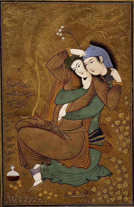 Reza, Abbasi, Two Lovers