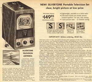 Silverton TV, Sears, 1949