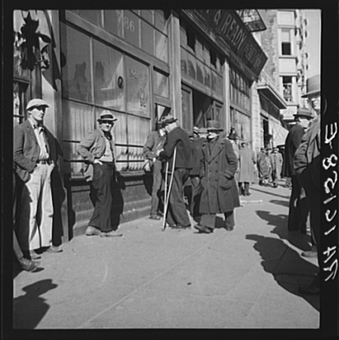 Dorothea Lange, Skid Row, Howard Street, San Francisco, California, February 1937