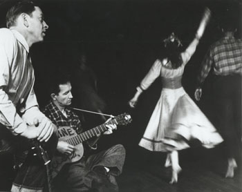 Woody Guthrie and a Dancer