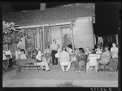 Russell Lee, Workers' Alliance Meeting. Muskogee, Oklahoma, July 1939