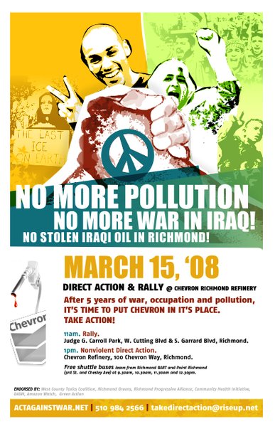 No More Pollution, No More War in Iraq!