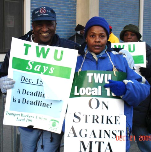 TWU Local 100: On Strike against MTA