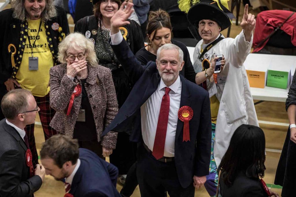 | Jeremy Corbyn during the count at his Islington North constituency | MR Online