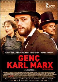 The Young Karl Marx poster in German