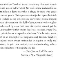 Quote from Chief Justice Ed Warren in Sweezy v. New Hamphsire