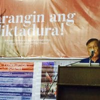 Intervention by Walden Bello at National Anti-Dictatorship Conference, University of the Philippines at Diliman, July 20, 2017.