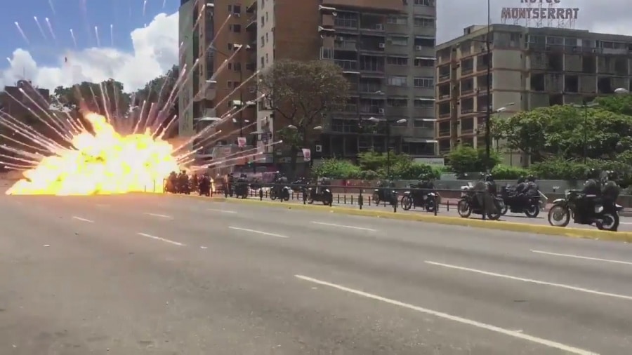 | Sundays vote was rocked by a roadside bomb explosion in the wealthy eastern Caracas municipality of Chacao | MR Online