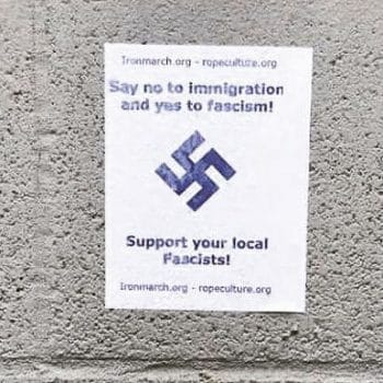 | Neo Nazi flyer | MR Online