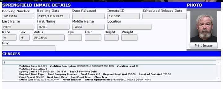 | Neo nazi Jimmy Marrs arrest record | MR Online