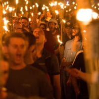 Fascist torch march in Charlottesville (8/11/2017)