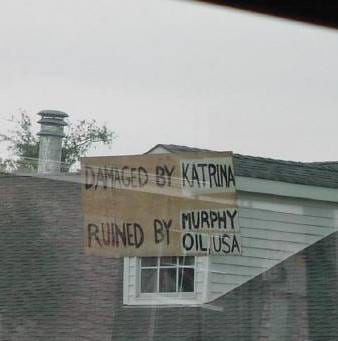 | Neighborhood contaminated by Murphy Oil spill after Katrina | MR Online