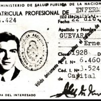 Che’s professional ID card in Mexico. Photo: Marta Rojas