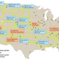 U.S. Nuclear Weapons Map. (Visual Capitalist)