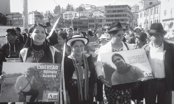 | Participants in the Amnesty First march to Ecuadors Congress and Presidential Palace | MR Online