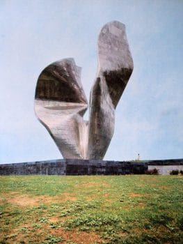 | Monument to the Victory of the people of Slavonia Designed by Vojin Bakić built in 1968 destroyed in 1992 Photo Javno VlasništvoPublic Domain This image was initially published in the book Drago Zdunić ed Revolucionarno kiparstvo Zagreb Spektar 1977 | MR Online