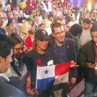 | Foreign Minister Jorge Arreaza poses with a delegation from Panama at the close of the inaugural event Jeanette CharlesVenezuelanalysis | MR Online