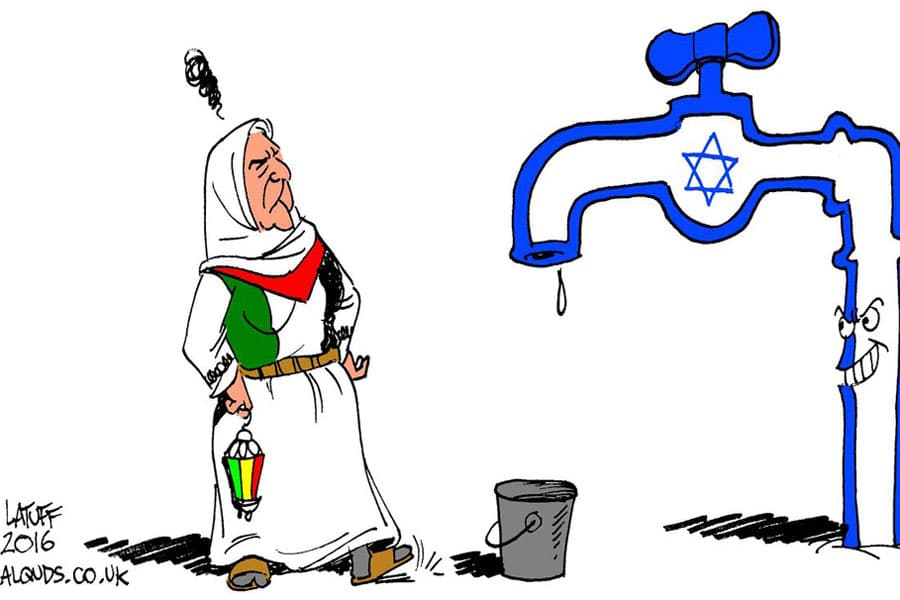 | Carlos Latuff 2016 Israel denies water to Palestine West Bank | MR Online
