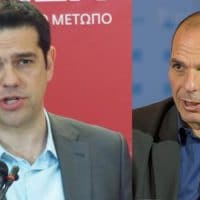 Alexis Tsipras and Yanis Varoufakis