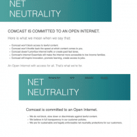 | Comcasts net neutrality pledge before and after the day 42617 the FCCs Ajit Pai announced his plan to scale back net neutrality requirements Ars Technica 112917 | MR Online