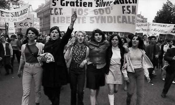 | Student protesters march in Paris in May 1968 PHOTO Fondation Gilles Caron | MR Online