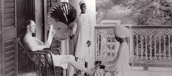 | A British officer in India receives a pedicure from an Indian servant | MR Online