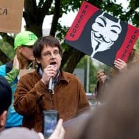 John Bellamy Foster speaking at an Occupy Demonstration in Eugene, OR