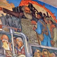 | Section of the Diego Riveras mural From the conquest to 1930 focusing on Marx and the class struggle | MR Online