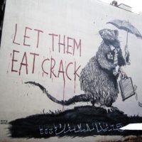 Let them eat crack (photo credit: Bansky)