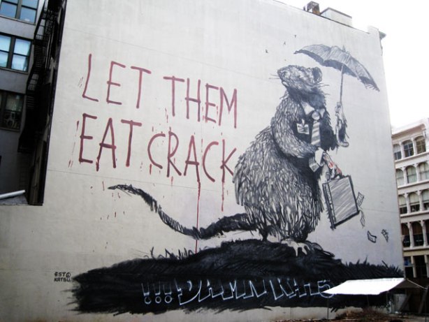 | Let them eat crack photo credit Bansky | MR Online