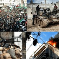 Syrian Civil War collage