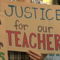 Justice for our teachers (Photo: necn.com)