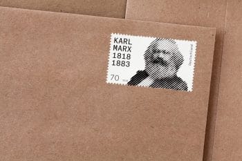 | Karl Marx stamp on a package | MR Online