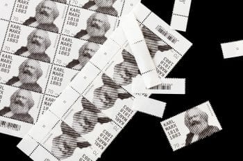 | Karl Marx stamp cut out | MR Online