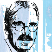 John Dewey, by Sterling Bartlett (Source: http://partiallyexaminedlife.com)