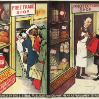 | A Liberal Party poster encouraging Free Trade over Protectionism in London c1905 c1910 | MR Online