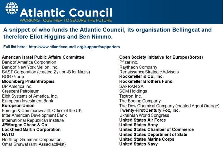 | Who funds the Atlantic Council | MR Online