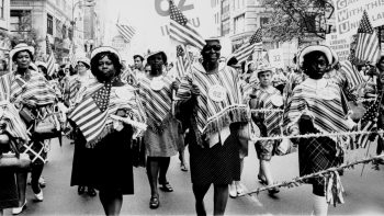 | International Ladies Garment Workers Union Local 62 marches in a Labor Day parade | Kheel Center | Flickr | MR Online