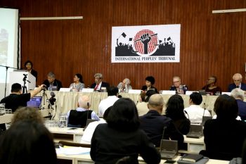 | Participants held the IPT 2018 meeting in Brussels Belgium last September 18th and 19th Photo courtesy of the International Peoples | MR Online' Tribunal 2018 Facebook page.