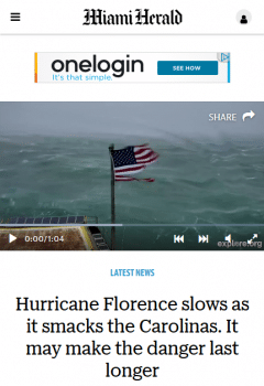 | The Miami Herald never mentioned global warming in 21 stories on Hurricane Florence Public Citizen founddespite being based in one of the US cities most vulnerable to climate change | MR Online