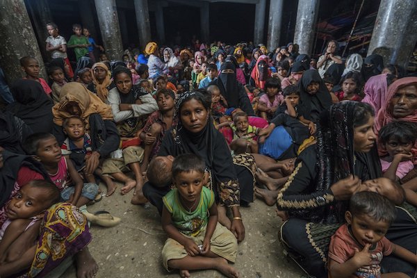 | A cyclone shelter inhabited by Rohingya refugees | MR Online
