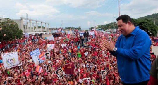 | A Chavez rally in Merida state teleSUR | MR Online