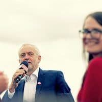 Jeremy Corbyn on the campaign trail in West Kirby. Photo by Andy Miah (Flickr)