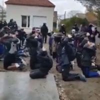 Cops in France brutalize high school students who join Yellow Vest protests