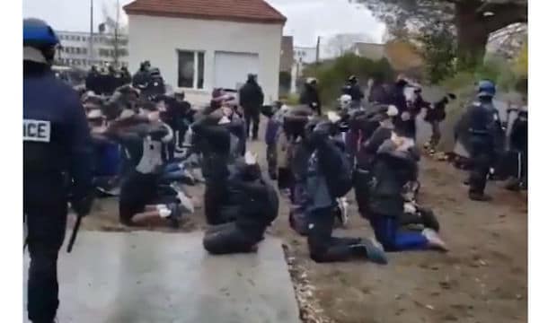 | Cops in France brutalize high school students who join Yellow Vest protests | MR Online
