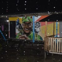 Mural in one of the FARC reincorporation zones.