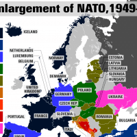 Map of NATO enlargement since 1949